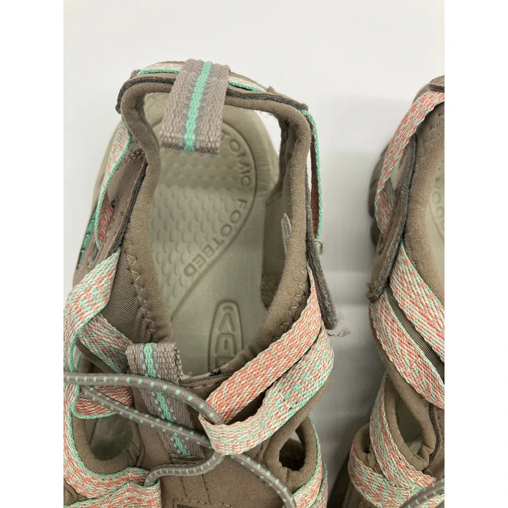 Keen Whisper Tan Pink Waterproof Hiking Sandals Womens Size 11 Sport Water Shoes